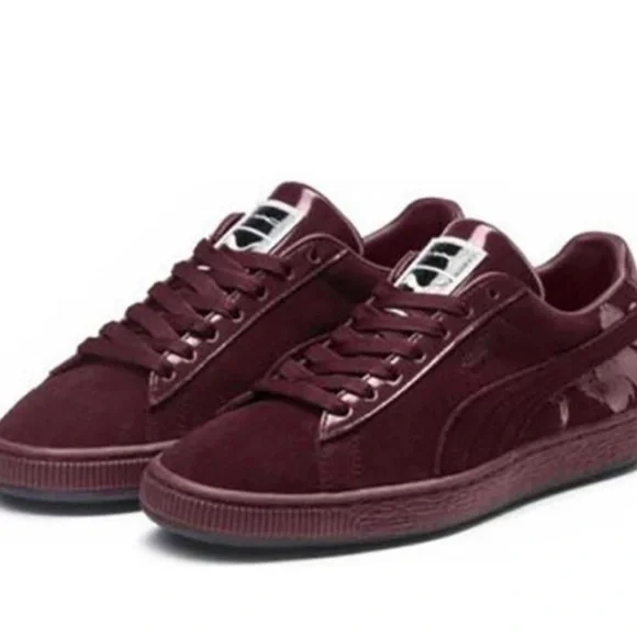 Puma Women's Burgundy Sneakers - Picture 6 of 9